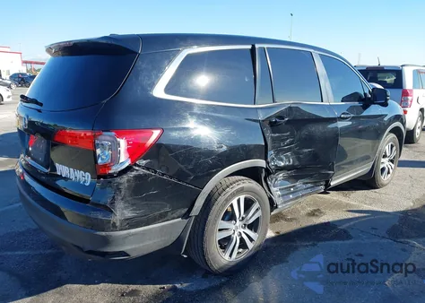 2017 Honda Pilot Ex from USA, damaged, VIN 5FNYF5H31HB021207